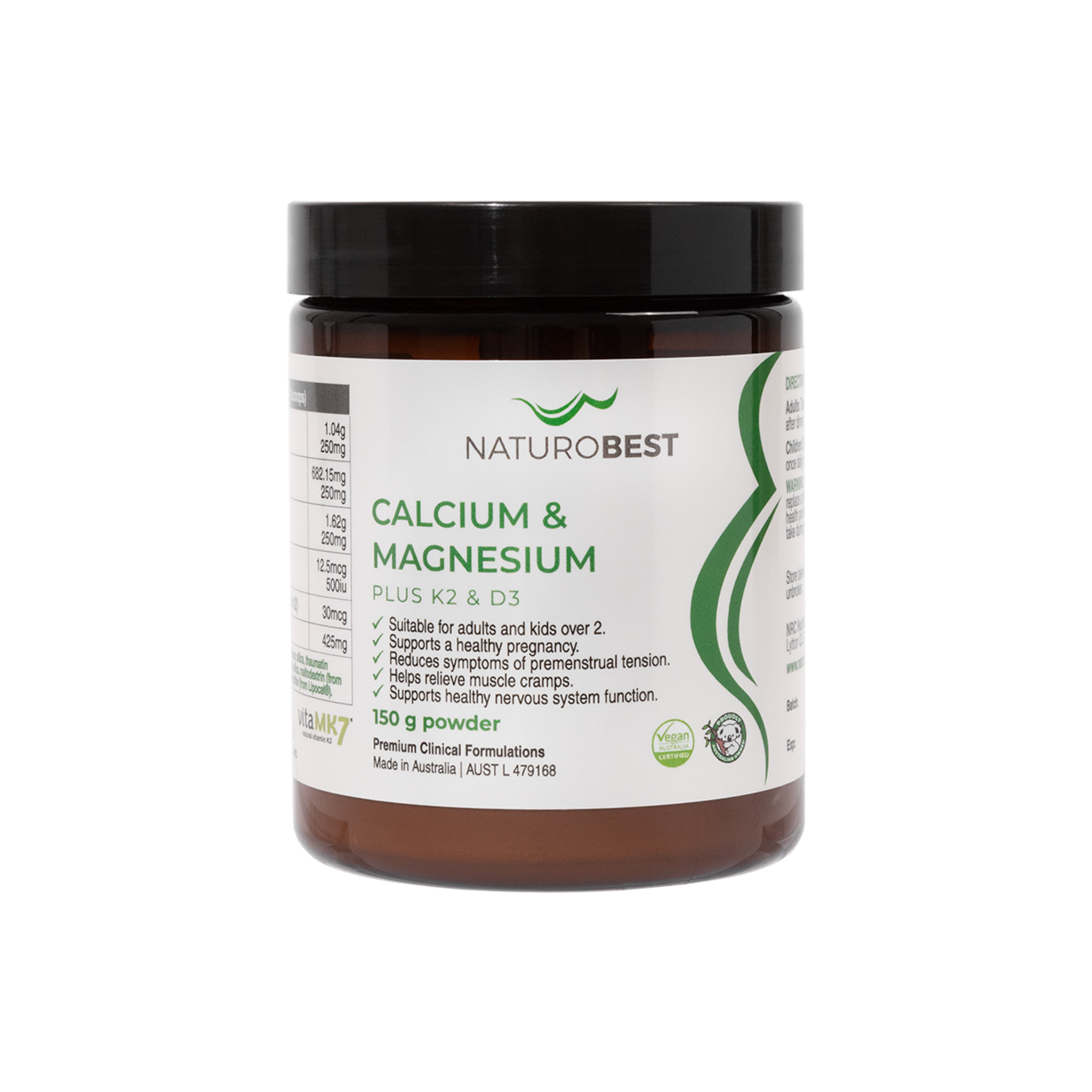 Calcium & Magnesium Plus K2 & D3 150gms - Carton | EXPIRY DEC 2028