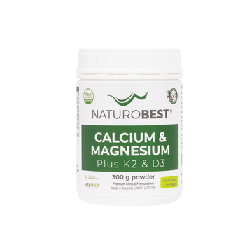 Calcium & Magnesium Plus K2 & D3 300gms - Carton of 21 bottles - Wholesale