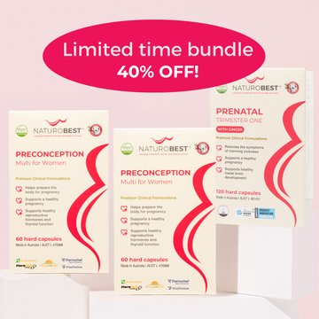 Preconception & Trimester One Bundle | 40% Off! | Limited Time Bundle