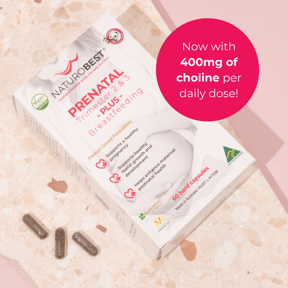 Prenatal Trimester 2 & 3 Plus Breastfeeding Pregnancy Vitamins