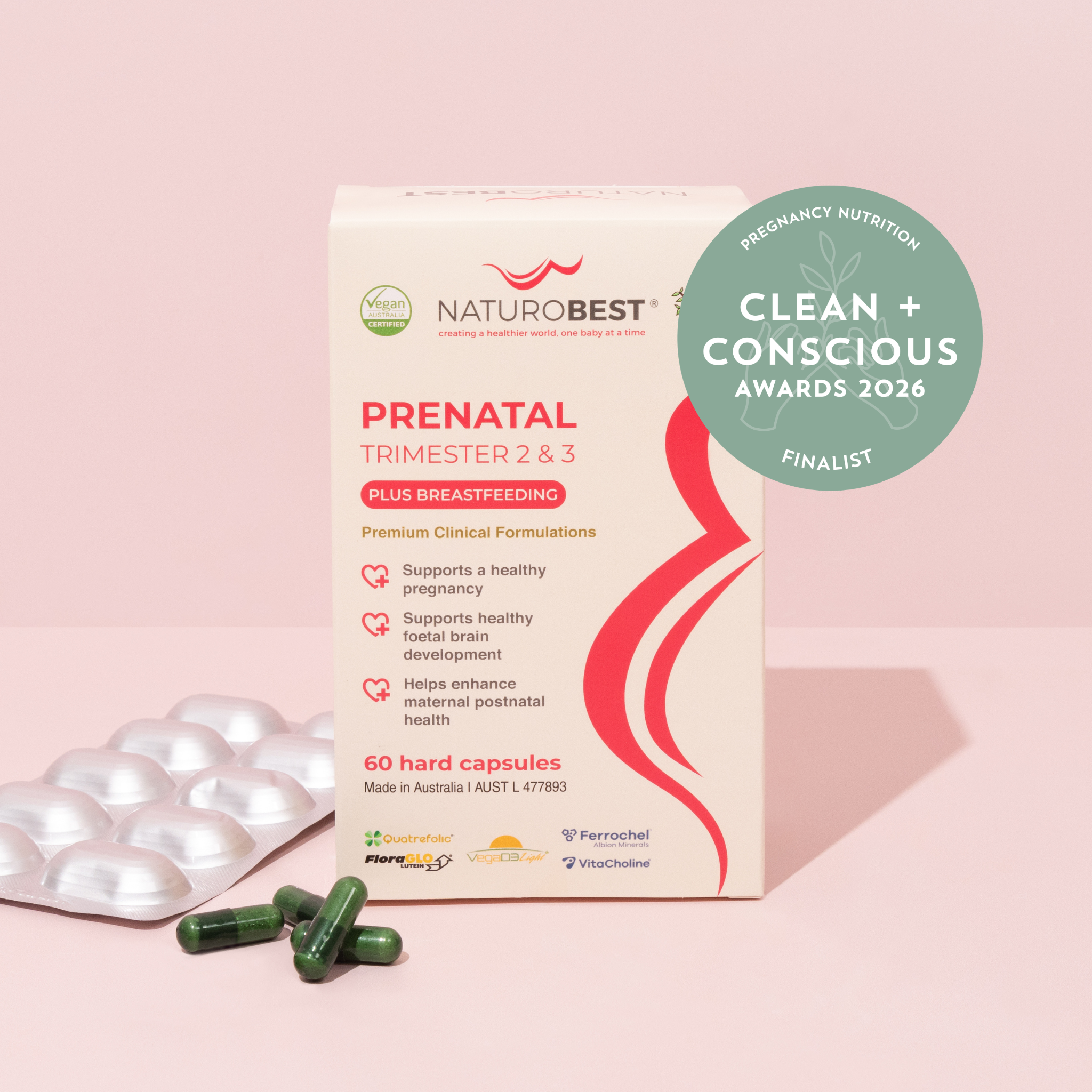 Prenatal Trimester 2 & 3 Plus Breastfeeding | Pregnancy & Breastfeeding Vitamins