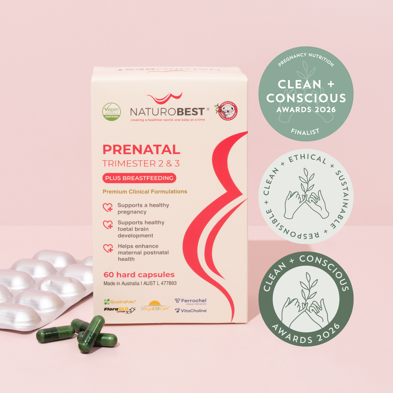 NaturoBest Prenatal Trimester 2 and 3 Plus Breastfeeding