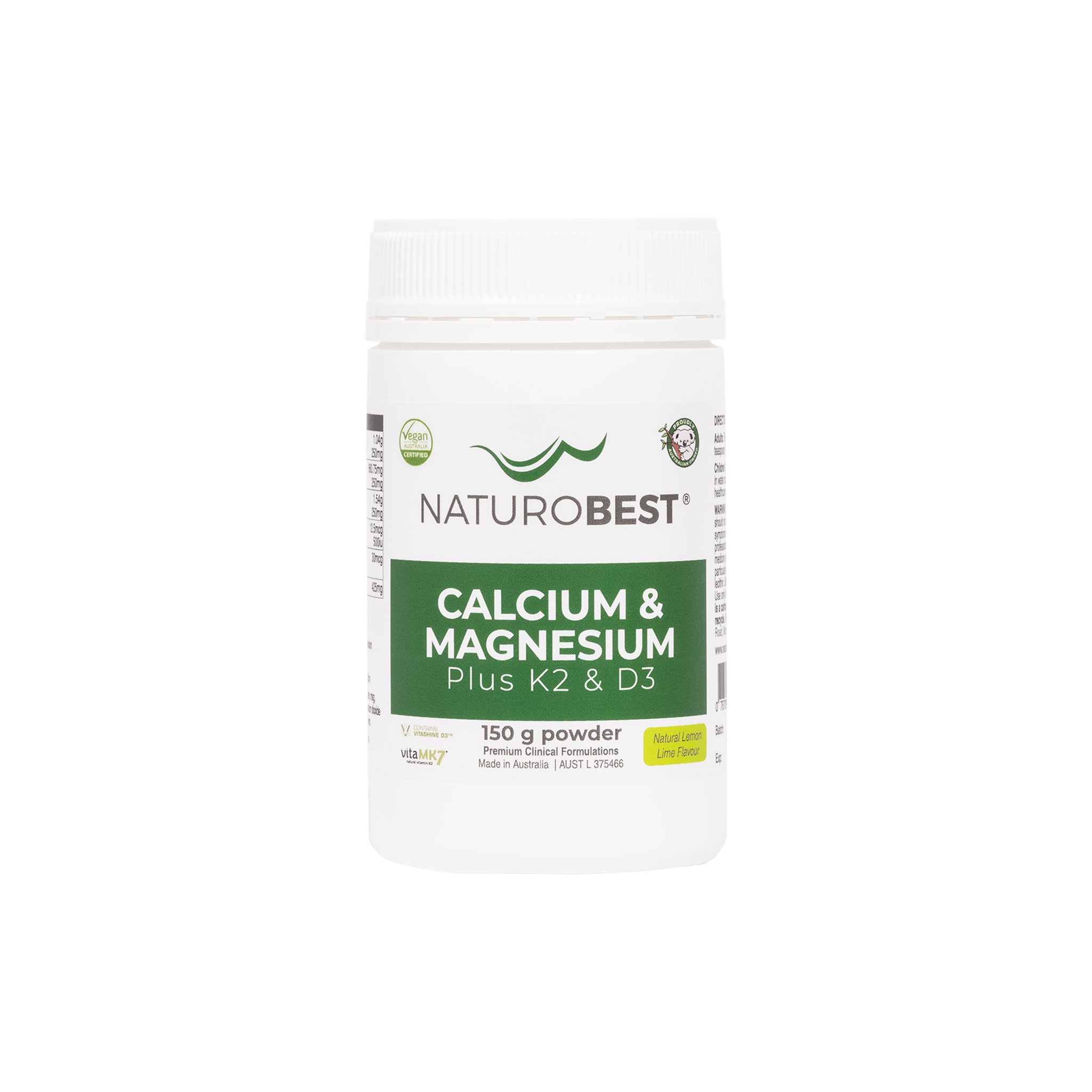 Calcium & Magnesium Plus K2 & D3 150gms - Carton