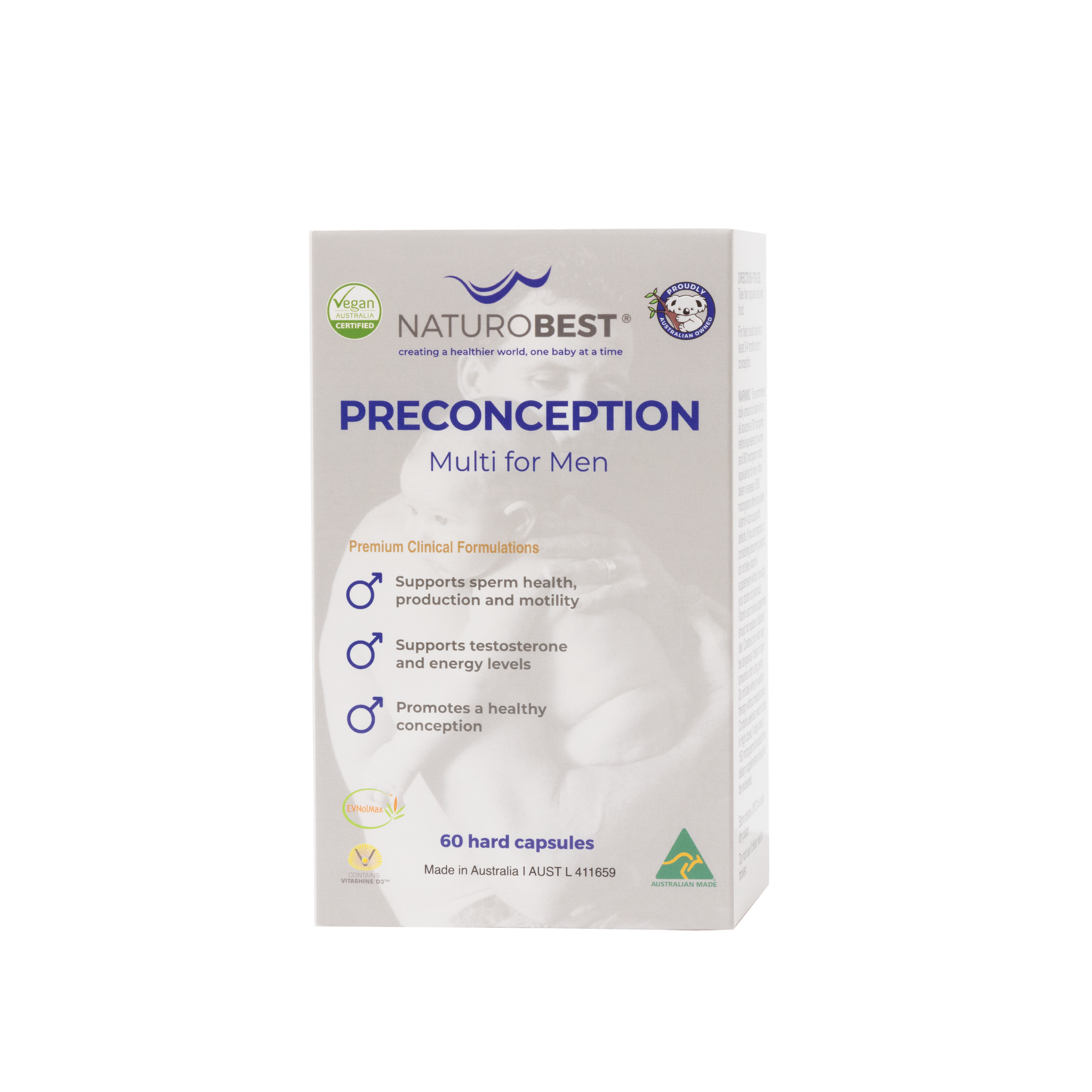 Preconception Multi for Men - Carton of 72 packs - Wholesale