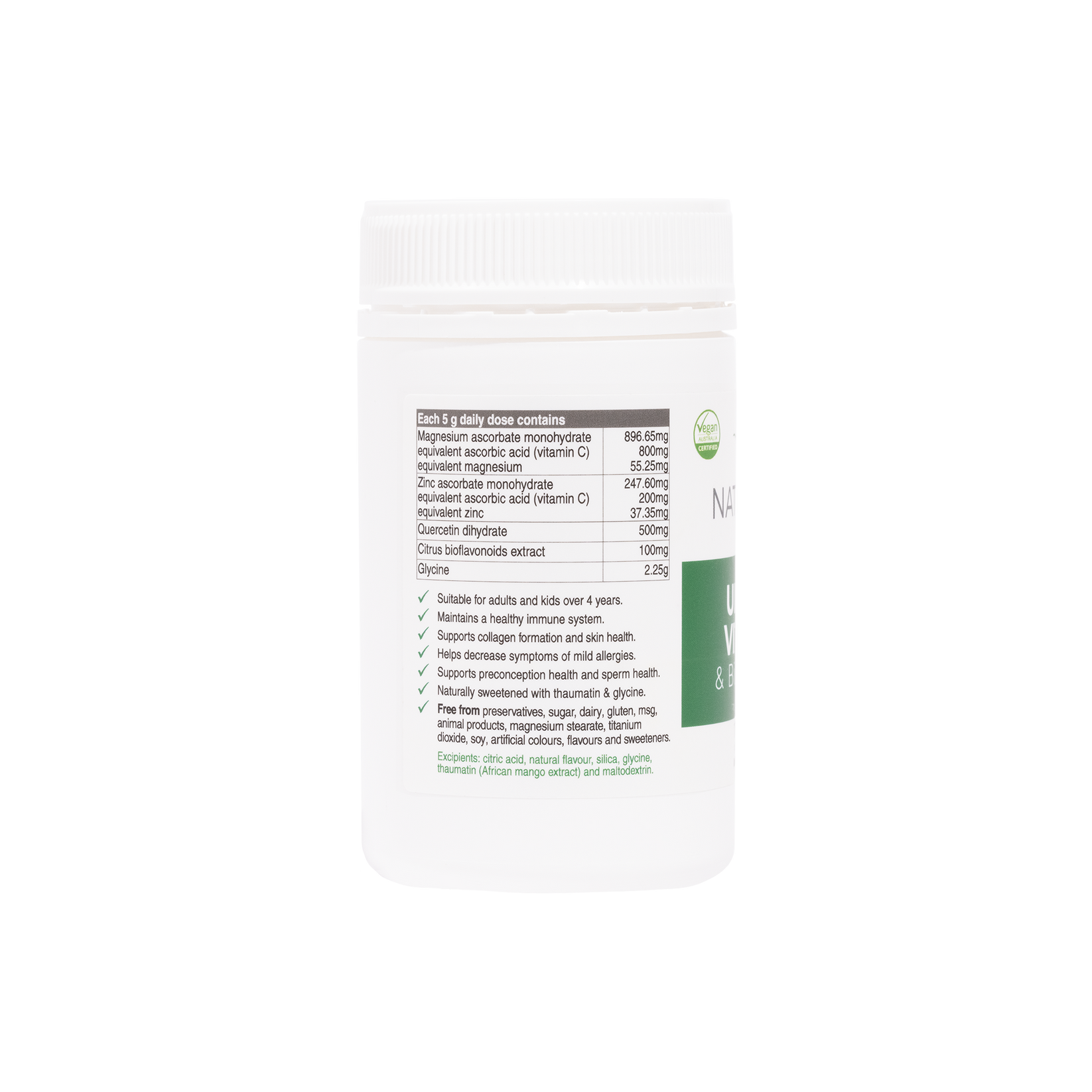 Ultimate Vitamin C & Bioflavonoids Vitamin C & Quercetin Powder